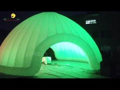 PVC Beyaz Şişme Kubbe Çadırı / Dışarıda Şişme Igloo