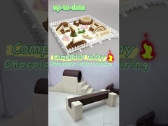 Fabrika Yumuşak Oyun Alanı Kahve Beige Ekipman İçerideki Yumuşak Oyun Yuvarlak Top Çukuru