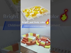 Turuncu Ucuz Yumuşak Oyun Ekipmanı Yumuşak Oyun Alanı Çocuklar İçerideki Yumuşak Oyun Ekipmanı