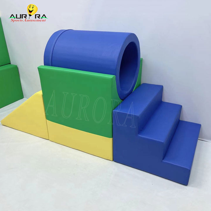 Renkli Bebek Bebek Yumuşak Oyun Ekipmanı Kiralık Yumuşak Oyun Seti