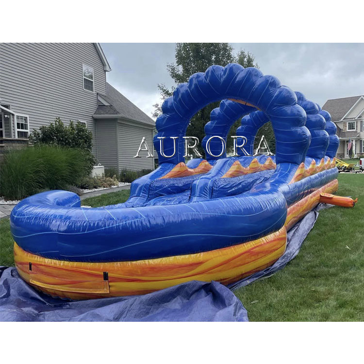 Fabrika Fiyatı Şişirme Lava Kaydırma N'Kaydırma Çocuklar Yetişkinler için Su Kaydırma Parkı