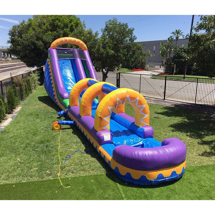 40ft uzunlukta dev kaydırma güvenli şişme kaydırma N kaydırma Jumbo Aqua kaydırma Su kaydırma