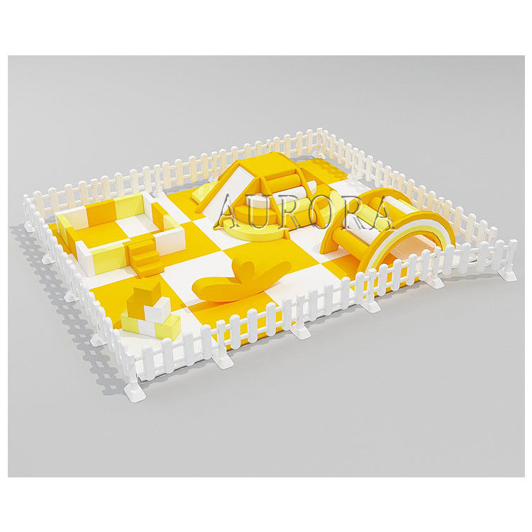 Turuncu Ucuz Yumuşak Oyun Ekipmanı Yumuşak Oyun Alanı Çocuklar İçerideki Yumuşak Oyun Ekipmanı